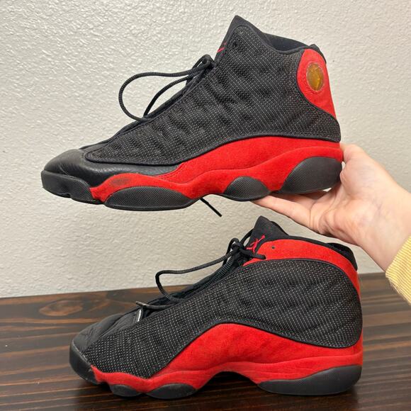 Vintage 1998 Air Jordan 13 Bred Size 9 980204 136002 062 FLAWED Retro Sneakers main image 11